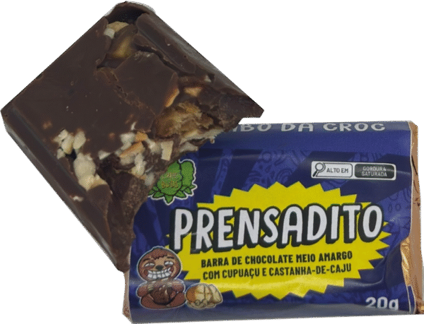 Prensadito De Chocolate Meio Amargo