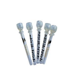 Piteira de vidro cubo de gelo