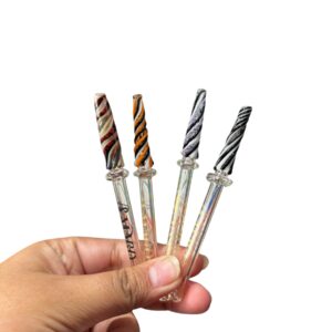 Piteira de vidro bocal lápis