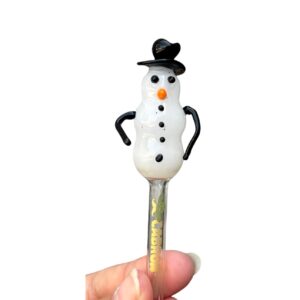 Piteira de vidro Boneco de neve